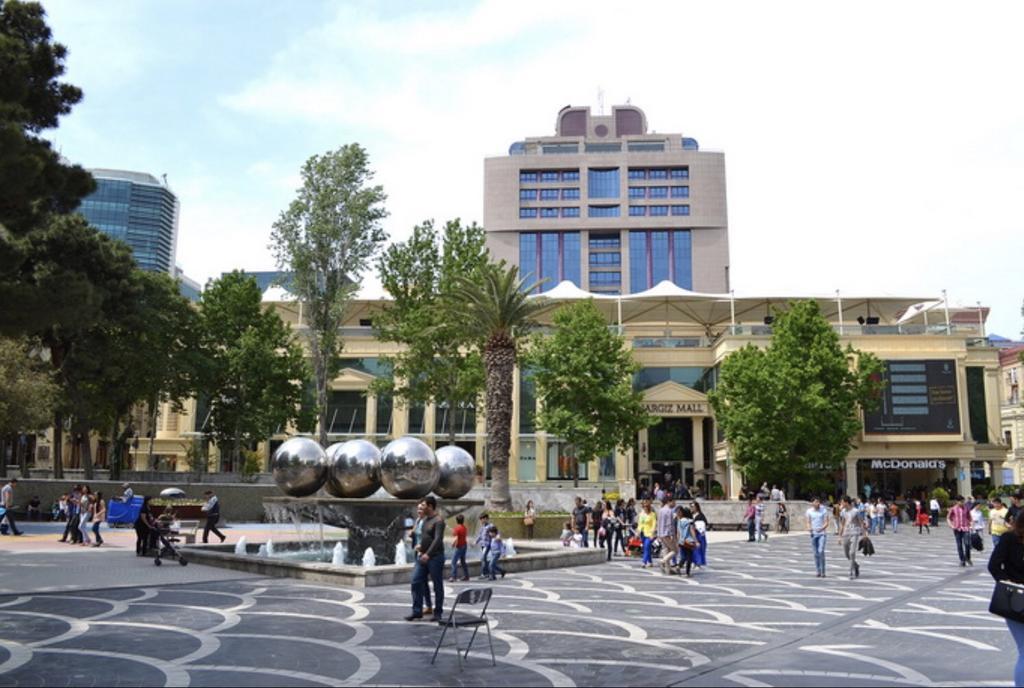 Check-In Apartment Near Fountain Square Vidadi Str باكو المظهر الخارجي الصورة