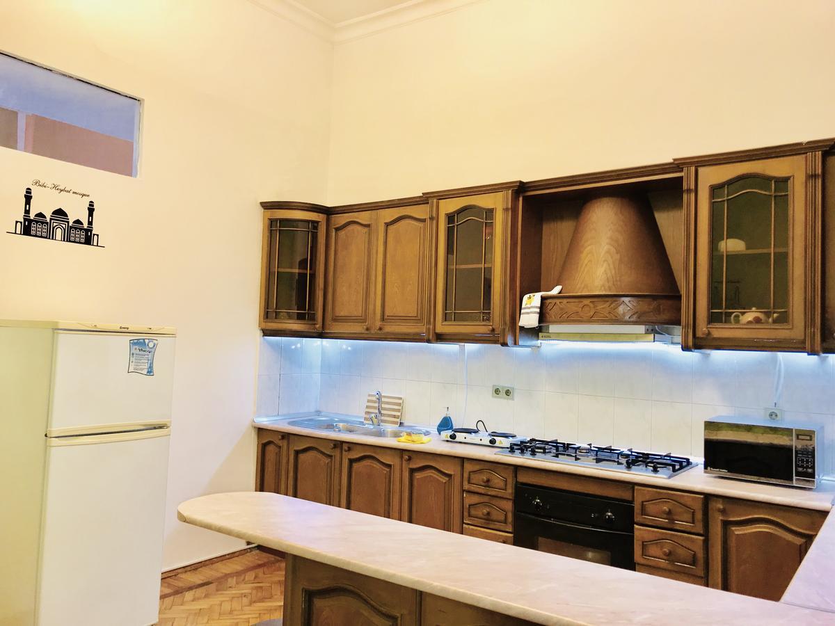Check-In Apartment Near Fountain Square Vidadi Str باكو المظهر الخارجي الصورة