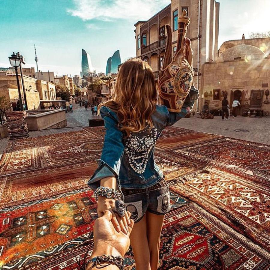 Check-In Apartment Near Fountain Square Vidadi Str باكو المظهر الخارجي الصورة